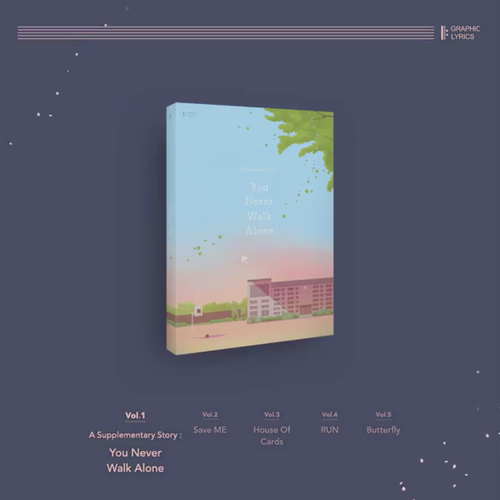 BTS GRAPHIC LYRICS BOOK SERIES (VOL 1-5) — US BTS ARMY